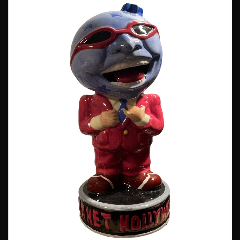 Planet Hollywood collectible vase / holder / planter